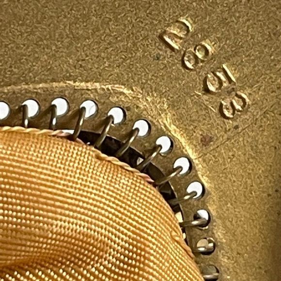 Antique Vintage Whiting & David Antique Gold Mesh Bag with Change Purse - Picture 15 of 16